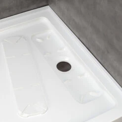 OVE DECORS Anti-slip White Shower Base 60x36 In. With Side Hidden Drain -Warm Bathroom c43179650d35e886 3557 w800 h800 b0 p0