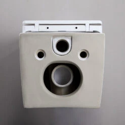 Homary Dual Flush Wall Hung Toilet In White 1.1/1.6 GPF Elongated Toilet Bowl, Bowl -Warm Bathroom c4c1da1e0efeee21 2242 w800 h800 b0 p0