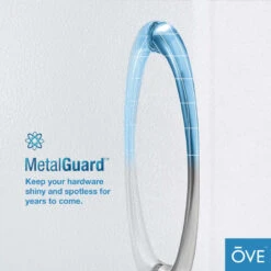 Ove Decors Breeze 36 Shower Kit, Frosted Glass Walls And Base, Satin Nickel -Warm Bathroom c56195260239efd3 6937 w800 h800 b0 p0