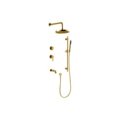 Royce Shower Set, Gold