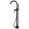 Athena Freestanding Tub Faucet With Handheld, Matte Black