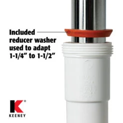 Keeney K400 Decorative 1-1/2 In. Or 1-1/4 In. X 1-1/2 In. Plastic P-Trap, Brushe -Warm Bathroom c6f156e801a4e1a3 7666 w800 h800 b1 p0