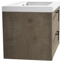 The Cosmo Wall Mounted Modern Bathroom Vanity, Eve, 30" 18 The Cosmo Wall Mounted Modern Bathroom Vanity, Eve, 30" -Warm Bathroom c771f7a40241f890 0973 w800 h800 b1 p0