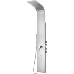 Modern Stainless Steel Shower Panel With 2 Body Sprays
