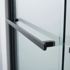 Brescia 60" W X 58" H Double Sliding Framed Tub Door, Matte Black -Warm Bathroom c871072d009c45f1 3556 w800 h800 b0 p0