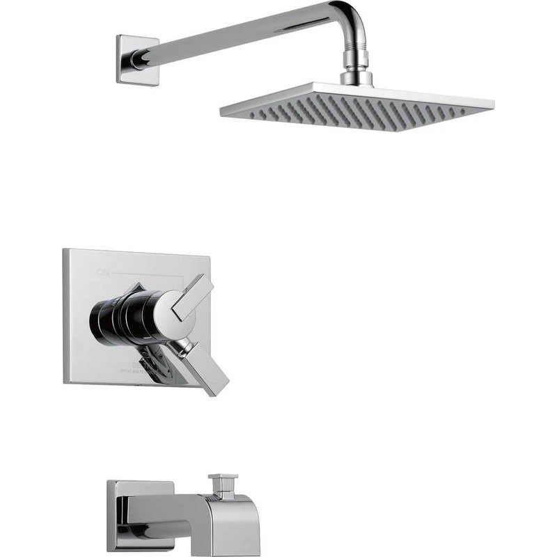 Delta Vero Monitor 17 Series Tub And Shower Trim, Chrome, T17453 1 Delta Vero Monitor 17 Series Tub And Shower Trim, Chrome, T17453