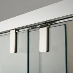 Brescia 60" W X 76" H Double Sliding Framed Shower Door, Polished Chrome -Warm Bathroom ca51d12c009c4548 3870 w800 h800 b0 p0