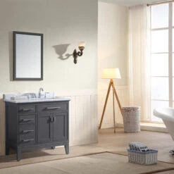Danny Single Bathroom Vanity Set, Maple Gray, 36" -Warm Bathroom caa1402400df6ce1 5686 w800 h800 b0 p0