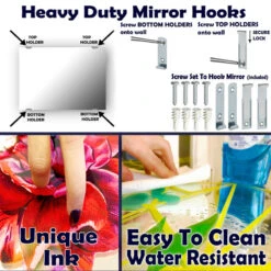 Designart Oriental Silk Pattern Bohemian And Eclectic Frameless Wall Mirror, 24x 7 Designart Oriental Silk Pattern Bohemian And Eclectic Frameless Wall Mirror, 24x -Warm Bathroom cb61cf950337592c 4820 w800 h800 b0 p0