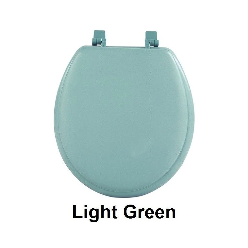 Achim Home Furnishings Cushion Soft Padded Toilet Seats, Standard Size Round, Light Green 2 Achim Home Furnishings Cushion Soft Padded Toilet Seats, Standard Size Round, Light Green - Image 2