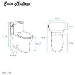 Classe Two-Piece Elongated Left Side Flush Handle Toilet -Warm Bathroom cc4133db00ccde75 6328 w800 h800 b1 p0