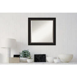 Trio Oil Rubbed Bronze Beveled Bathroom Wall Mirror - 24.5 X 24.5 In. -Warm Bathroom cc714ae90ec6c430 6901 w800 h800 b0 p0