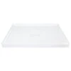 Transolid Low Threshold 36-in L X 36-in W Shower Base With Center Drain In White