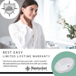 Nantucket Sinks 13"x10" Undermount Ceramic Sink, Bisque -Warm Bathroom ccc1c01e0dcd7b68 0971 w800 h800 b0 p0