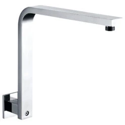 ALFI 12" Square Raised Wall Mounted Shower Arm, Polished Chrome