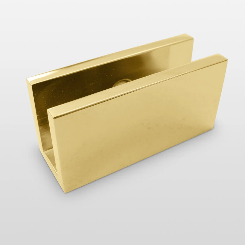 78"x42" Frameless Shower Door Single Fixed Panel, Polished Brass 5 78"x42" Frameless Shower Door Single Fixed Panel, Polished Brass - Image 5