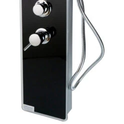 ALFI Brand Black Shower Panel With 2 Body Sprays And Rain Shower Head ABSP55B -Warm Bathroom cdb1afd100903964 6969 w800 h800 b1 p0