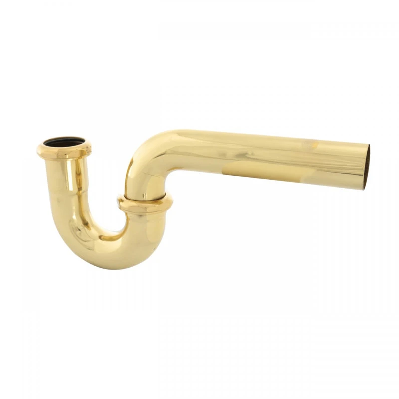 Bathroom Sink P Trap Bright Brass 1 1/2" Heavy Duty Renovators Supply 3 Bathroom Sink P Trap Bright Brass 1 1/2" Heavy Duty Renovators Supply - Image 3