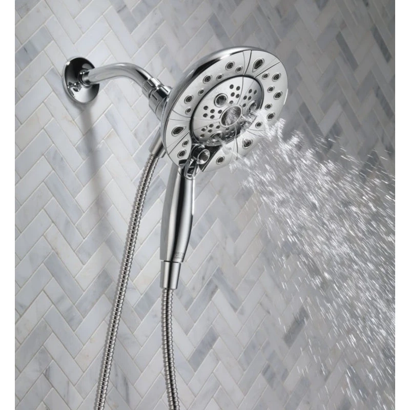 Delta 58480-PK Universal Showering Round 1.75 GPM Multi Function - Brilliance 4 Delta 58480-PK Universal Showering Round 1.75 GPM Multi Function - Brilliance - Image 4