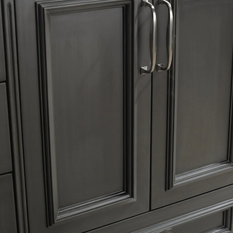 Jude French Bathroom Vanity, Distressed Gray, 60", Double 4 Jude French Bathroom Vanity, Distressed Gray, 60", Double - Image 4