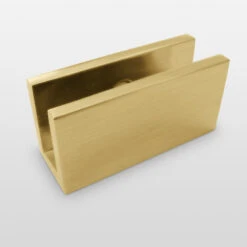 40x78" Frameless Shower Door, Fixed Panel Fluted Radius, Satin Brass, 40" Right -Warm Bathroom d0612a3c007f457d 9680 w800 h800 b0 p0