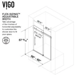 VIGO Luca Sliding Frameless Tub Door With RollerDisk Technology -Warm Bathroom d0a152c70f08bd77 4206 w800 h800 b1 p0