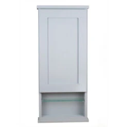 24" Orpheus On The Wall Cabinet With 6" Open Shelf - 2.5" Deep