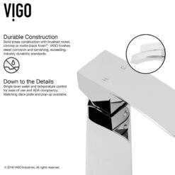 VIGO Duris Single-Handle Single Hole Bathroom Vessel Sink Faucet -Warm Bathroom d1f1966c0e96ec18 2340 w800 h800 b1 p0