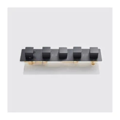 Venice 4 Functions Wall Mount Vertical Shower Mixer, Black -Warm Bathroom d241415302e97a92 4349 w800 h800 b0 p0