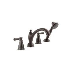 Delta Linden Roman Tub With Hand Shower Trim, Venetian Bronze, T4793-RB