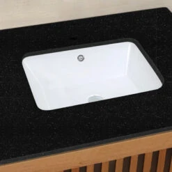 American Imaginations 21.75-in. W Undermount White Vessel For Deck Mount Deck Mount Drilling -Warm Bathroom d561aaa900dbb815 2050 w800 h800 b0 p0