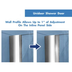DreamLine Unidoor 53-54" W X 72" H Frameless Hinged Door With Shelves, Oil Rubbed Bronze 18 DreamLine Unidoor 53-54" W X 72" H Frameless Hinged Door With Shelves, Oil Rubbed Bronze -Warm Bathroom d6c14a33020e9585 6140 w800 h800 b1 p0
