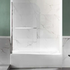 ANZZI Myth 34" X 58" Frameless Hinged Tub Door, Polished Chrome -Warm Bathroom d71134090fe136e3 2794 w800 h800 b0 p0