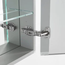 AQUADOM Edge Royale LED Medicine Cabinet Defogger Left Hinge 20"x32"x5" -Warm Bathroom d781094102195176 0423 w800 h800 b0 p0