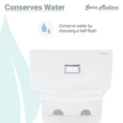 Swiss Madison Classe One-Piece Toilet Dual-Flush 1.1/1.6 Gpf -Warm Bathroom d8f158d602befed5 9391 w800 h800 b0 p0