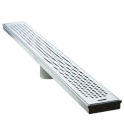 LUXE Square Grate Linear Drain, Stainless, 36"
