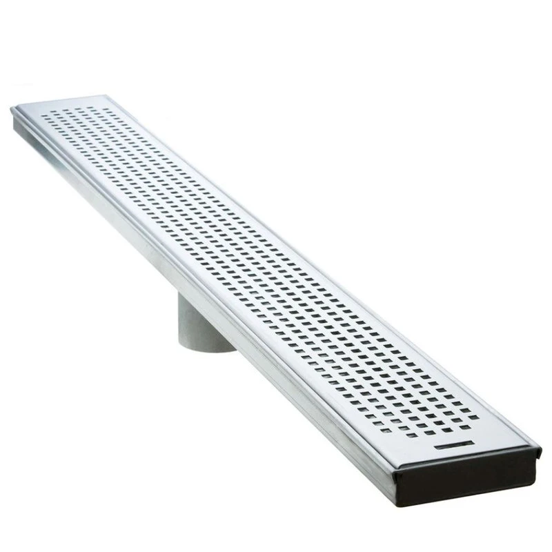 LUXE Square Grate Linear Drain, Stainless, 36" 1 LUXE Square Grate Linear Drain, Stainless, 36"
