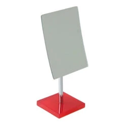 Square Magnifying Mirror With Red Base -Warm Bathroom dbe1402f0357c38e 6524 w800 h800 b1 p0