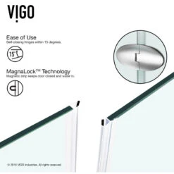 VIGO 34"x34" Frameless Neo-Angle 3/8" Shower, Without Base, Chrome 18 VIGO 34"x34" Frameless Neo-Angle 3/8" Shower, Without Base, Chrome -Warm Bathroom dc61d3a00e9d87d5 9486 w800 h800 b1 p0