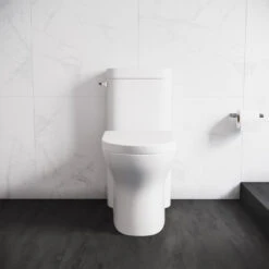 Monaco One Piece Elongated Left Side Flush Handle Toilet 1.28 Gpf -Warm Bathroom dce13c910f75fa9e 9273 w800 h800 b0 p0