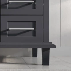 The Helm Bathroom Vanity, Gray, 42", Single Sink, Freestanding 17 The Helm Bathroom Vanity, Gray, 42", Single Sink, Freestanding -Warm Bathroom dfb1f94d03c743bd 7064 w800 h800 b0 p0