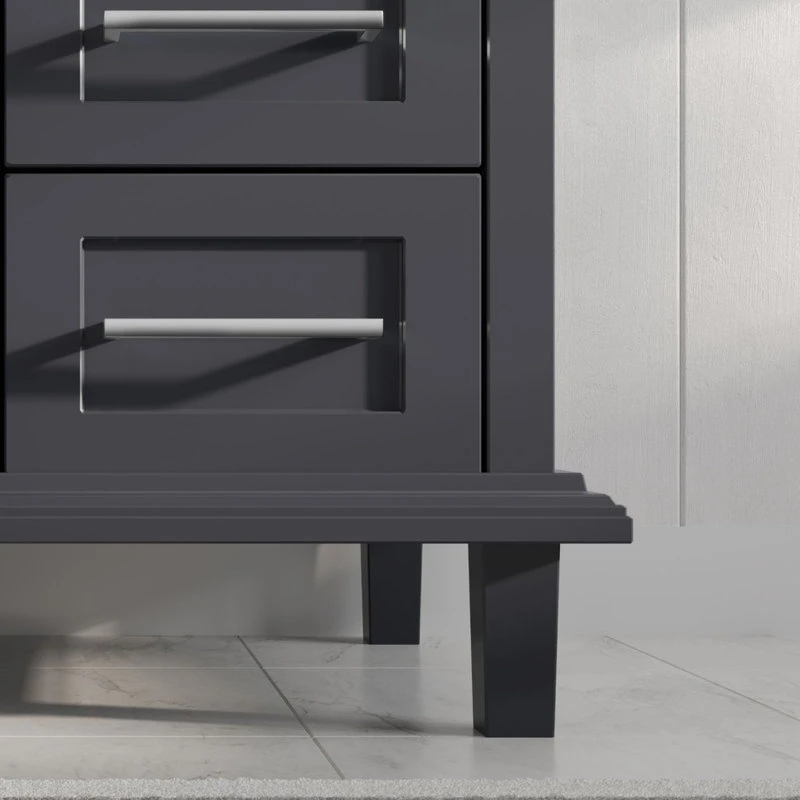 The Helm Bathroom Vanity, Gray, 42", Single Sink, Freestanding 5 The Helm Bathroom Vanity, Gray, 42", Single Sink, Freestanding - Image 5