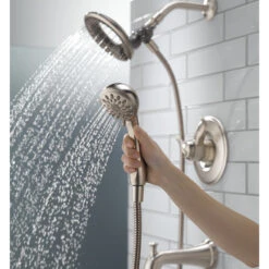 Delta Linden Monitor 17 Series Tub And Shower Trim With In2ition, Stainless -Warm Bathroom e01120330d35d672 8881 w800 h800 b0 p0