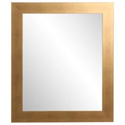 Brushed Gold Wall Mirror 32"x38"