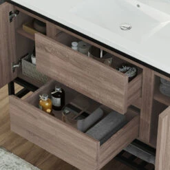 The Levi Bathroom Vanity, Single Sink, 48", Taupe, Freestanding -Warm Bathroom e071b3f703d9afa9 0977 w800 h800 b0 p0