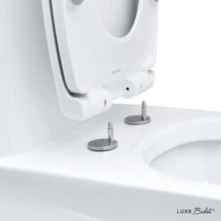 LUXE Comfort Fit Toilet Seat (Round And Elongated), Elongated -Warm Bathroom e0c147b302715a44 3192 w800 h800 b0 p0