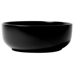 Black Matte 15" Round Above Mount Ceramic Sink -Warm Bathroom e0d15b43009459a5 5713 w800 h800 b1 p0
