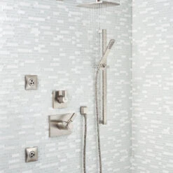 Delta Vero Premium Single-Setting Slide Bar Hand Shower, Stainless, 57530-SS -Warm Bathroom e131c1760cbf41ce 5451 w800 h800 b0 p0