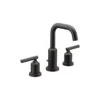 Moen T6142 Gibson Widespread Bathroom Sink Faucet - - Matte Black