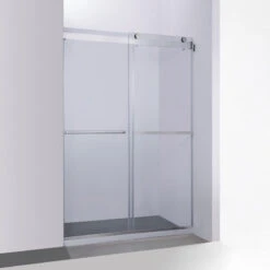 Spezia Double Sliding Frameless Shower Door, Polished Chrome, 48" W X 76" H -Warm Bathroom e17199c4009c45c0 8400 w800 h800 b0 p0
